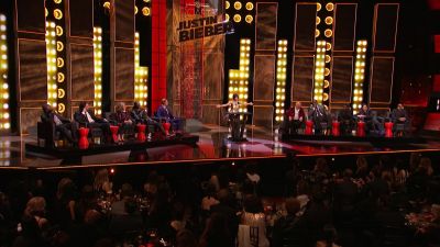 All these rappers on stage - Comedy Central Roast of Justin Bieber