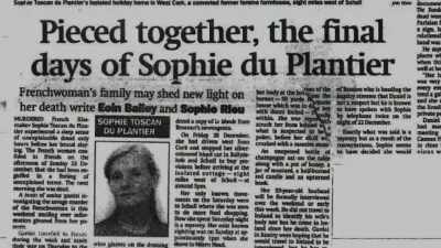 All these statements meant
the Gardaí could trace - Sophie: A Murder in West Cork