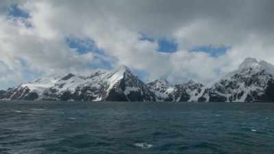 All this time, we were coasting 
along beneath towering rocky 
cliffs and sheer glacier faces,  - Shackleton: The Greatest Story of Survival