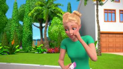 All this time we've been
working out together - Barbie: A Touch of Magic