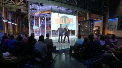 [all] We will shut up
about climate change. - Bill Nye Saves the World