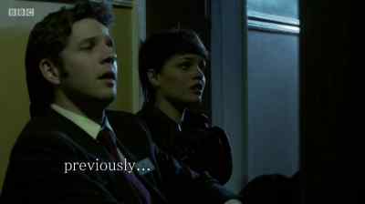 All we're doing is marking time
until the inevitable happens. - Being Human