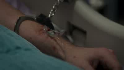 All your struggling, you've pulled out your IV. - The Good Doctor
