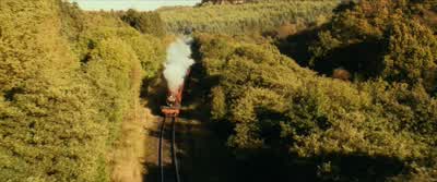 All you've got do is walk straight at the wall between platforms 9 and 10. - Harry Potter and the Philosopher's Stone