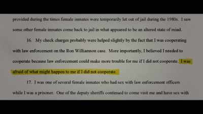 [Allen] I can certainly understand
how somebody looking into this would say, - The Innocent Man
