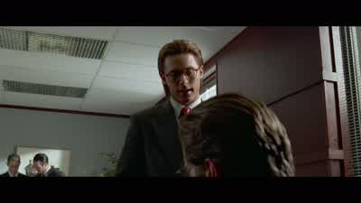 Allen has mistaken me for this dickhead Marcus HalberstramIt seems logical because Marcus also works at P Pand in fact does the same exact thing I doHe also has a penchant for Valentino suits and Oliver Peoples glassesMarcus and I even go to the same - American Psycho