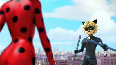 Allez, minou minou, juste un bisou. - Miraculous: Tales of Ladybug & Cat Noir