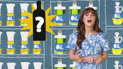 Allow me to introduce
a fat that, one, competes
with the best oils - What Am I Eating? With Zooey Deschanel