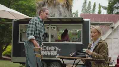 Almond flat white.
- Thank you. - The Brokenwood Mysteries