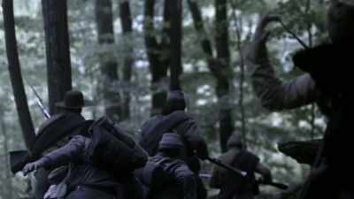 Almost 40% of his regiment
have been killed or wounded - Blood and Fury: America's Civil War