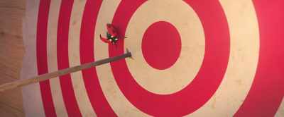 Almost a bulls eye - Vic the Viking and the Magic Sword