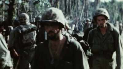 Almost a third of their
men are dead or wounded. - The Pacific War in Color
