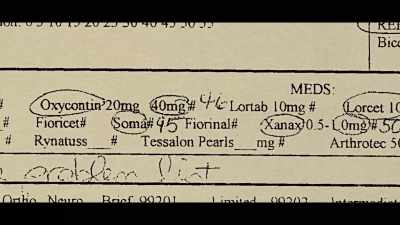 Almost all of the prescriptions
were identical, - The Pharmacist