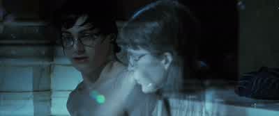 Almost all the bubbles were gone. - Harry Potter and the Goblet of Fire