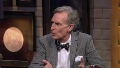 Along this line, does it make you
more social or less social? - Bill Nye Saves the World