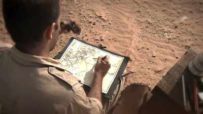 Along the way,
Andrews documents
his adventures - Tales From The Explorers Club