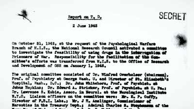 Alongside future MK Ultra contractor George Hunter White. - The Minds of Men