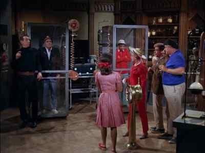ALRIGHT, SKIPPER,
OPEN THE DOOR. - Gilligan's Island