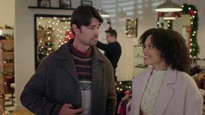 Alright, why don't
you park yourself there, - Christmas on Mistletoe Lake