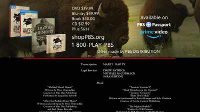 Also available
with PBS Passport - The American Buffalo