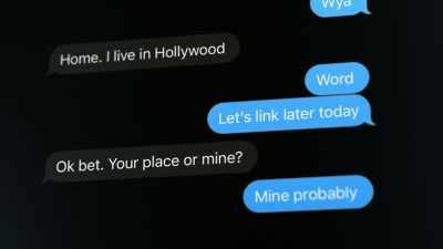 Also, Chris Brown
had some text messages - Chris Brown: A History of Violence
