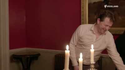 Also joining us at dinner
are Ed Siegfried, - Stacey Dooley Sleeps Over
