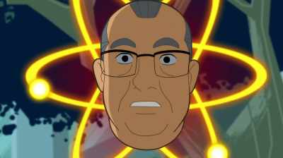 Also known as Mr. Terrific. - Justice League Action