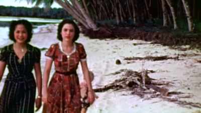Also on December 7th, Japan
invades the Gilbert Islands, - The Pacific War in Color