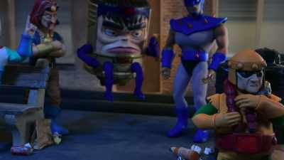 -Also repossessed.
-Living in mine, but it doesn't run. - Marvel's M.O.D.O.K.