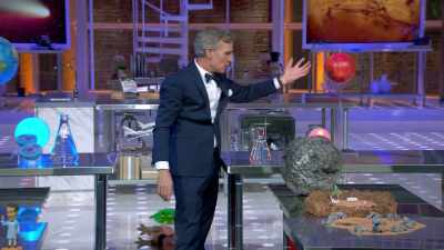 Also smoking red hot,
four and a half billion years ago. - Bill Nye Saves the World