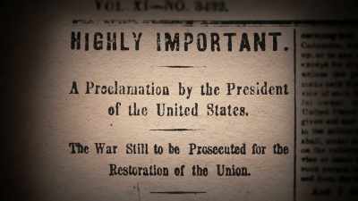 Also, the proclamation
gave authority - Abraham Lincoln