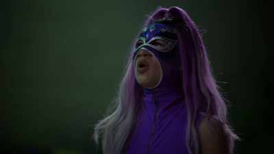 Also, why do you talk in another voice
when you're Black Scorpion? - Ultra Violet & Black Scorpion