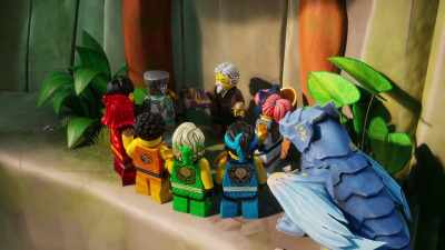 Although now all
the Elemental Masters - LEGO Ninjago: Dragons Rising
