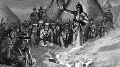 Although Sitting Bull
had learned the Ghost Dance, - Exterminate All the Brutes