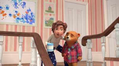 Although, the garden looks
a little different this morning. - The Adventures of Paddington