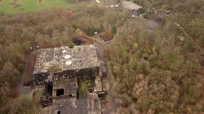 Although the german luftwaffe
still has bases in the area, - Secret Nazi Ruins