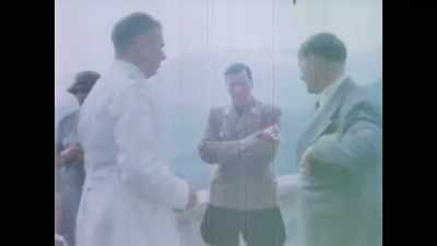 Although the relationship
is said to have lasted - The Hitler Home Movies