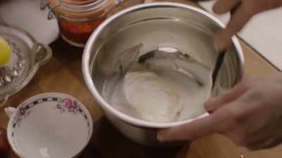 Although, traditionally,
the yoghurt's cold, - Nigella: At My Table