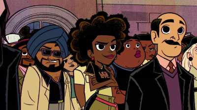 Always keeping me on my toes,
Mrs. Lafayette. Yeah. - Marvel's Moon Girl and Devil Dinosaur
