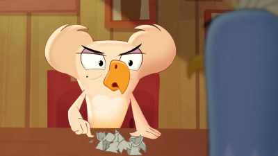 Am I going completely bonkers,
or are you back here without Red again?! - Angry Birds: Summer Madness