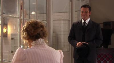Am I interrupting?
No. Just catching up on my reading. - Murdoch Mysteries
