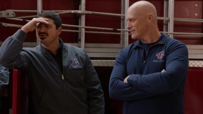 Am I the only one having
a "Flashdance" flashback? - Chicago Fire