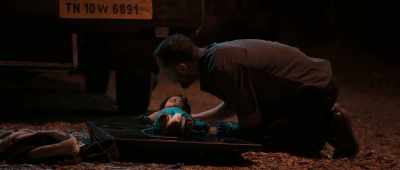 'Amar, check if the child
is breathing at least slightly' - Vikram