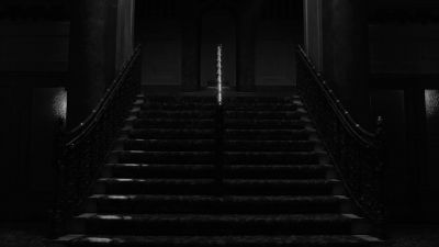 [ambient vintage music
continues distantly] - Twin Peaks