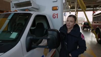 Ambulance 61,
man down and unconscious... - Chicago Fire