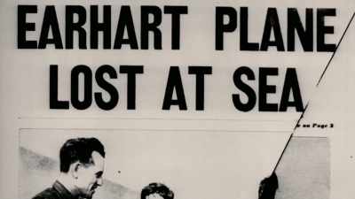 AMELIA EARHART'S PLANE
HAS DISAPPEARED. - America in Color