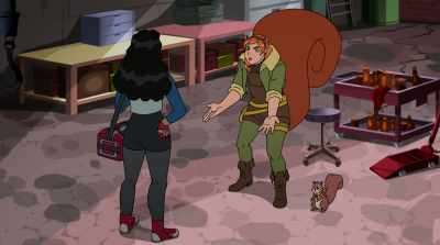 America Chavez,
as in "not interested." - Marvel Rising: Secret Warriors