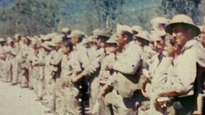 AMERICA GETS A NEW HOME BASE
FOR SOUTH PACIFIC OPERATIONS. - The Pacific War in Color