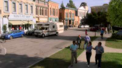 America. Welcome to small-town USA. - AJ and the Queen