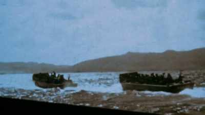 AMERICANS HAVE NEVER ATTEMPTED
A MAJOR AMPHIBIOUS LANDING - The Pacific War in Color